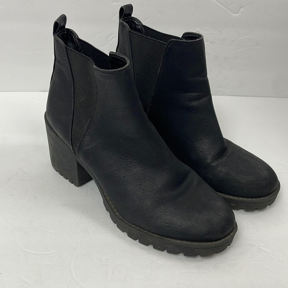 Dirty Laundry Lisbon black heeled ankle boot women’s size 8M - Picture 1 of 9